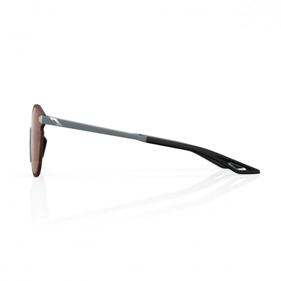 LEGERE ROUND - Soft Tact Cool Grey - HiPER Crimson Mirror Lens – Image 3