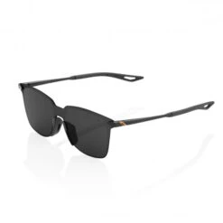 LEGERE SQUARE - Polished Black - Smoke Lens