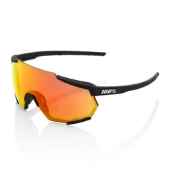 RACETRAP - Soft Tact Black - HiPER Red Multilayer Mirror