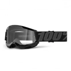STRATA 2 Youth - Black - Clear Lens