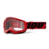 STRATA 2 Youth - Red - Clear Lens