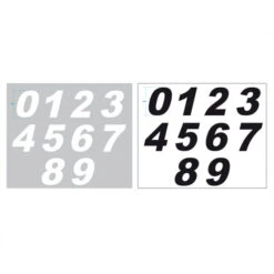 Numéros Découpés 90mm (vendu Par 10 Pièces)
