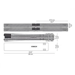 Sticker - American Flag (SUR COMMANDE)